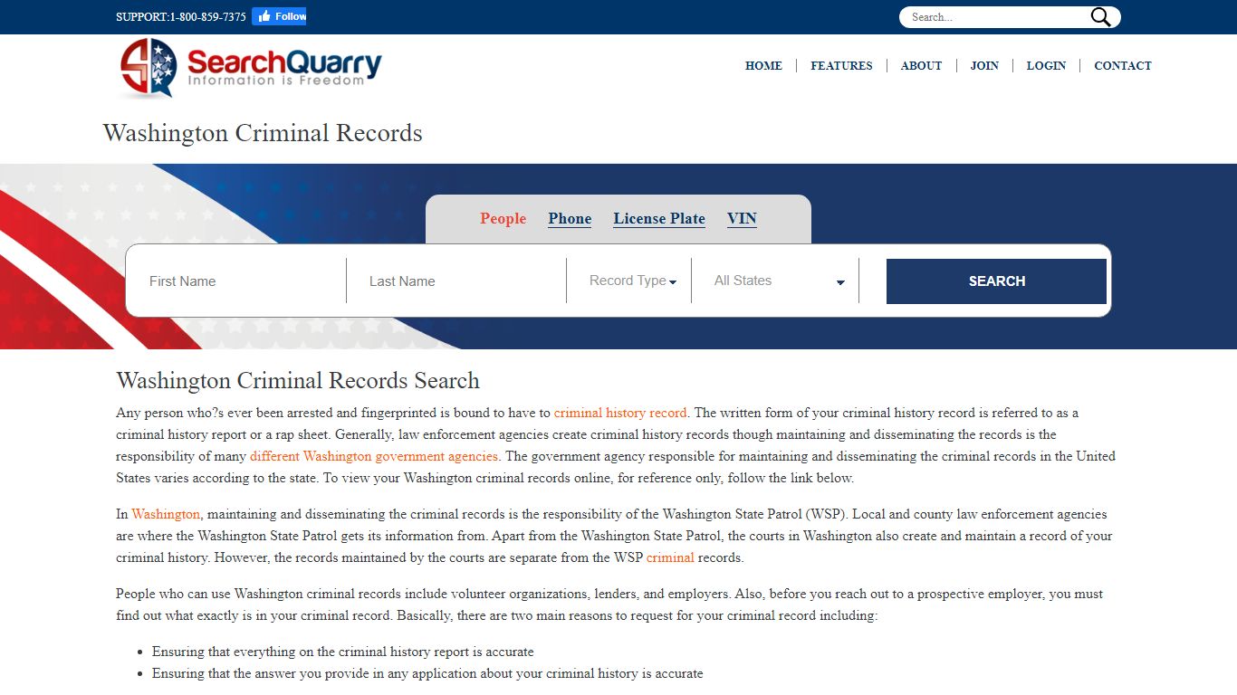 Free Washington Criminal Records | Enter a Name & View Criminal Records